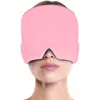 Barets Gel Migraine Relief Hat Cold Therapy Cap Comfortabel rekbaar pakket Oogmasker voor gezwollen ogen