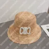 Sombrero de paja de moda, sombreros de cubo de diseñador para mujeres y hombres, gorras de playa de viaje de verano, gorra de pescador informal, sombrero de marca de lujo para el sol