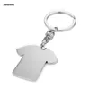 Porte-clés Sublimation porte-clés blanc panneau de transfert de chaleur en métal porte-clés pour fournitures d'artisanat bricolage 3 formes BlanksKeychains