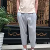 Pantaloni da uomo homme plisse tessuto pieghedico