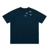 Männer T-shirts Stricken T-shirt Kurzarm Gestrickte Buchstaben Navy Mode Mann Frauen T-shirt Sommer Casual