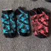 DHL With tags Pink Black Socks Adult Cotton Short Ankle Socks Sports Basketball Soccer Teenagers Cheerleader New Sytle Girls Women Sock Wholesale