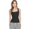 Kvinntankar Camis 2023 Summer Sexig Women T-shirt ärmlös lågskuren fast väst bomull Slim Camisole Fashion Shirt Bekväma vilda tankar 230224