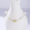 チャームブレスレット女性のための本物の淡水真珠のブレスレット天然宝石の女の子の娘の誕生日プレゼント