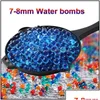 Gun Toys 10000Pcs Water Bombs Balls Beads 78 Mm Refill Ammo Gel Splater Ball Blaster Made Of Nontoxic Eco Frien Bab Dhtag