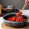 Skålar 10 tum djup skål japansk restaurang kommersiell keramisk soppa ramen hushåll stor daglig porslin tabell ce / eu
