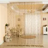 Curtain 100 200cm Window Crystal Acrylic Beaded String Partition Door Beads Room Divider Fringe Panel Drapes 2023