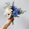 Decoratieve bloemen Mix Bouquet Artificial Wedding Flower Home Party Travel Ornamenten