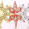 Christmas Decorations Star Topper For Tree Iron Metal 8 Point Ornaments Rustic Treetop Home Office