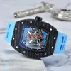 2023 fond transparent 3 broches montre à quartz lunette transparente hommes montre automatique hommes designer poignet étanche Reloj Hombre kis