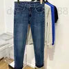 Erkekler Kot Tasarımcısı Jean Pants Sonbahar Kış Düz Denim Pantolonlar Erkek Kadın İş Pantolonları Yüksek Versiyon Gevşek Elastik Kotlar 2AKF