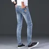 Jeans da uomo firmati Collezione di abbigliamento da uomo autunno nuovi jeans ricamati pantaloni gamba micro elastica AJDG G11Z