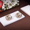 Various vintage stud earrings luxury 925 silver designer earring letters jewelry women 18k plated diamond valentine Wedding Gifts No box