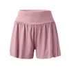 Shorts femininos femininos 2 em 1 Flowy Running Casual Workout Summer Athletic High Wistide Saias de tênis 4