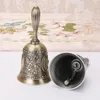 Zestawy naczyń obiadowych Ręce Zadzwoń złoto srebrne wielofunkcyjne dzwonki do rzemiosła dekoracja ślubna alarmowa szkoła Kościół