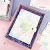 Gratis A6 espiral encuadernado planificador Kawaii papelería estudiante diario cuaderno creativo plata oro rosa sueño