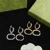 Mode Boucles D'oreilles Pour Les Femmes Petite Boucle D'oreille En Argent Designers Bijoux De Luxe Lettres G Goujons Cerceaux Ornements Aucune Boîte