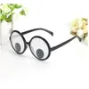 Party glasses Creative Cute Will Turn The Eyeball Round Frame Funny Birthday Party Glasses Cosplay Festival Entertainment Game Costume Props GC1928