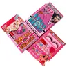 Kits de arte de uñas Niños Niñas Juego de uñas falsas Playhouse Princess Pegatinas Maquillaje Juguete Pestañas Chica Regalo Drop Entrega Salud Belleza Dh3Yr