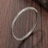 Bangle Boho vintage etniczny styl etniczny grawerowany wzór ryb bransoletka srebrna kolor otwarty mankiet mężczyzn Męs