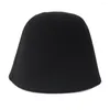 Berets INS Japan Woolen Felt Fisherman Hat Female Simple Retro Dome Bucket Warm British Hats Basin Gorras