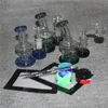 4.5 Inch Hookahs Heady Mini Dab Rigs Glass Water Bong Oil Rig 14mm Joint With 4mm Quartz Banger Or Bowl Ash Catchers