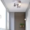 Tavan Işıkları İskandinav Led Işık Koridor Koridoru Siyah/Beyaz Aydınlatma Armatürleri Minimalist Yatak Odası Ev Dekor Lambası