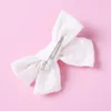 Аксессуары для волос Baby Pin Girs Bow Hairpins Cotton Linen Grampo de Cabelo для детей клип пледа Eping Cheveux 2pcs/лот