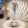 Chandeliers Crystal Table Lamp Touch Remote Control Acrylic Night Lamp Rechargeable Bedside Lamp LED Night Light Room Lights Decoration