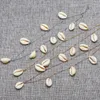 Colliers pendentif collier ras du cou conque naturel avec chaîne de perles en acier inoxydable cauri coquillage comme bijoux de plage