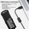 USB خالية من محرك الأقراص مكثف الميكروفون المحمول كمبيوتر لعبة الصوت مؤتمر البث المباشر ksong تسجيل الميكروفون