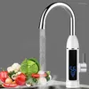 Kitchen Faucets Heating Tap Water Faucet For 360 Rotation Quickly 3000W Electric Bathroom