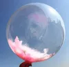 Ballon de décoration de fête Transparent Bobo Bulle Ballon Clair Gonflable Air Hélium Globos Fête De Mariage Décoration D'anniversaire Baby233G