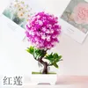 Dekorative Blumen, Festival, Simulation, Topfpflanze, Bonsai, Zuhause, Büro, Geschenk, Tisch, Garten, Ornamente, lebensechtes Accessoire, künstlich