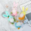 Lapin Gnomes suspendu de pâques, fait à la main, ornements de printemps, poupée de lapin en peluche, cadeaux pour enfants, décorations de vacances pour la maison, I0224