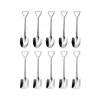 Coffee Scoops 10PCS Thicken Stainless Steel Spoon Watermelon Shovel Dessert Forks s Ice Cream Scoop Tea spoon Stirring 230224