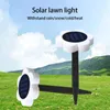 Solar Lawn Light Landscape Outdoor Waterproof Colorful Lamp Pathway Atmosfärer som sätter in belysningsdekorationsförsörjning