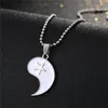 Pendentif Colliers 1set Noir Blanc Star Moon Collier pour hommes Femmes Trendy Yin Yang Tai Chi Amis Couples Bijoux ras du cou