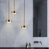 Pendelleuchten Designer Nordic Moderne LED-Leuchten Nachttisch Wohnzimmer Gold Hanglamp Restaurant Schlafzimmer Home Decor Leuchten