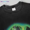 wangcai01 T-shirt da uomo Goth Pain Stampa Oversize Grunge Y2k T-shirt da uomo Streetwear Retro Vintage Abbigliamento T-shirt 2022 Estate Casual Top T-shirt in cotone 0224H23
