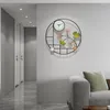 Horloges murales personnalisées Simple noir Funky horloge numérique Unique 3d rond luxe Reloj De Pared Design moderne WW50WC