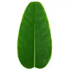 Decorative Flowers Table Banana Leaf Simulation Plant Wall Atmosphere Decoration Accessories Fruit Shop Mat Fake Green Layout