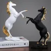 Decorative Objects Figurines Horse Standing Statue Art Figurine Decor Horses Figure Statues Sculpture Tabletop Decoration Ornaments Figuri 230224