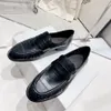 The Row Loafers womens slip-on shoes Platform Luxury Designer Dress Shoes Classic Fashion Crocodile Leather One Stirrup Office Career Dinner Wedding Casual Shoes