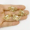 Pendant Necklaces 10 Pcs Gold Color Butterfly Tiny Jewelry Necklace Accessories Design Fashion 51607