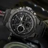 Wristwatches SANDA Top Luxury Watches Men Military Army Mens Watch Waterproof Sport Wristwatch Dual Display Watch Male Relogio Masculino 230223