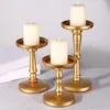 Candle Holders 3x European Style Pillar Holder Set Candlestick For Living Room Party Kitchen Centerpiece Decor