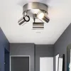 Plafonniers Nordic LED Light Couloir Allée Noir/Blanc Luminaires Minimaliste Chambre Décor À La Maison Lampe