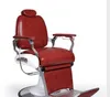 Vintage men's greasy hair haircut chair The hairdresser's chair can be put down for shaving salon special haircut. Salon furniture, salon barber chair.