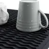 マットパッドキッチン皿乾燥マットシリコン排水耐火アンチスリップポットカップ食器洗濯機クッショントレイプレイスマット230224